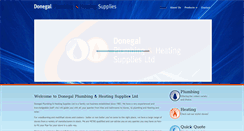 Desktop Screenshot of donegalplumbing.ie