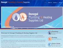 Tablet Screenshot of donegalplumbing.ie